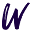 w