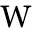 w