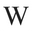 w