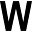 w