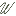 w