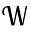 w