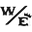 w