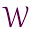 w