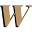 w
