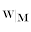 w