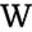 w