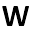 w