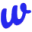w