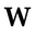 w