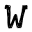 w