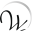 w