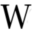 w