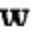 w