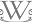 w