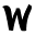 w
