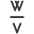 w