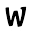 w
