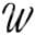 w