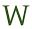 w
