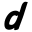 d