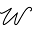 w