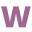 w