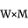 w
