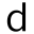 d