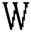 w