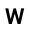 w