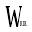 w