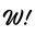 w