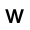 w