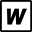 w