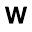 w