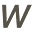 w