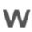 w