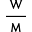 w