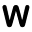 w