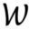 w