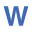 w