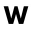 w