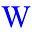 w