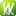 w