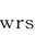 w