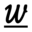 w