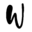 w