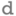 d