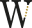 w